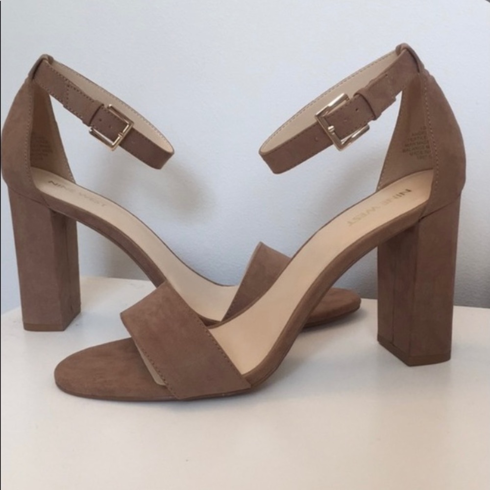 Nine West suede heels